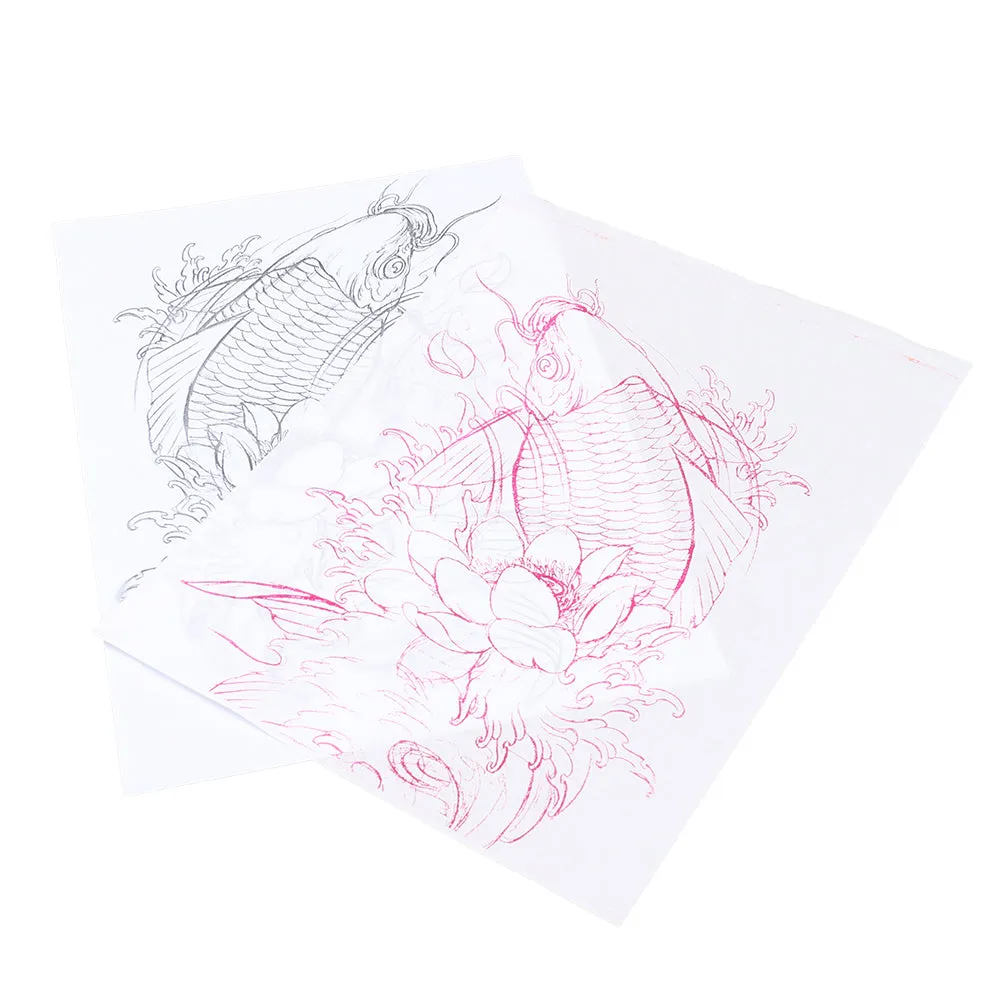 کاغذ سه برگ استنسیل قرمز