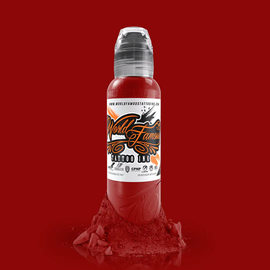 رنگ وردفیمس 15 میل مستر  | world famous 15ml master red