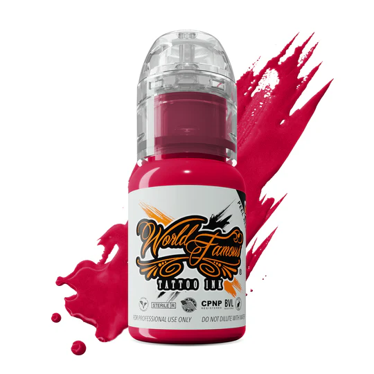 رنگ وردفیمس 15 میل رز رد | world famous 15ml rose red