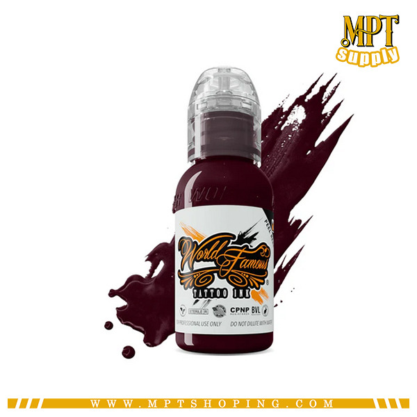 رنگ وردفیمس 15 میل بورگاندی راین  | world famous 15ml burgundy rain