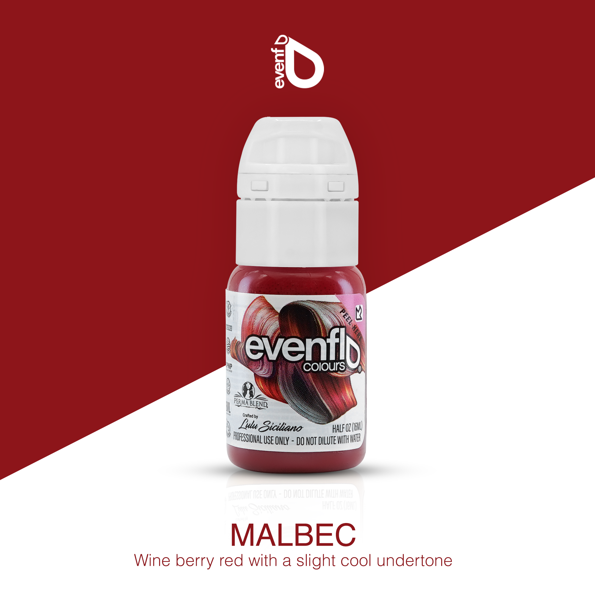 رنگ اونفلو 15 میل مالبک  | evenflo 15 ml malbec