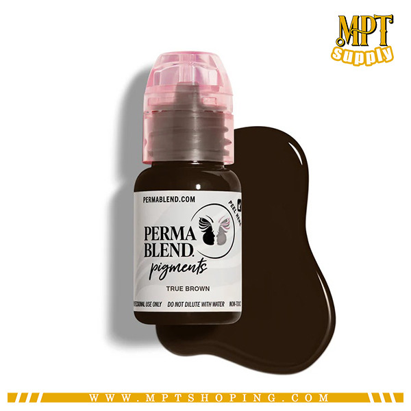 رنگ پرمابلند 15 میل تورو برون  | perma blend 15 ml True brown
