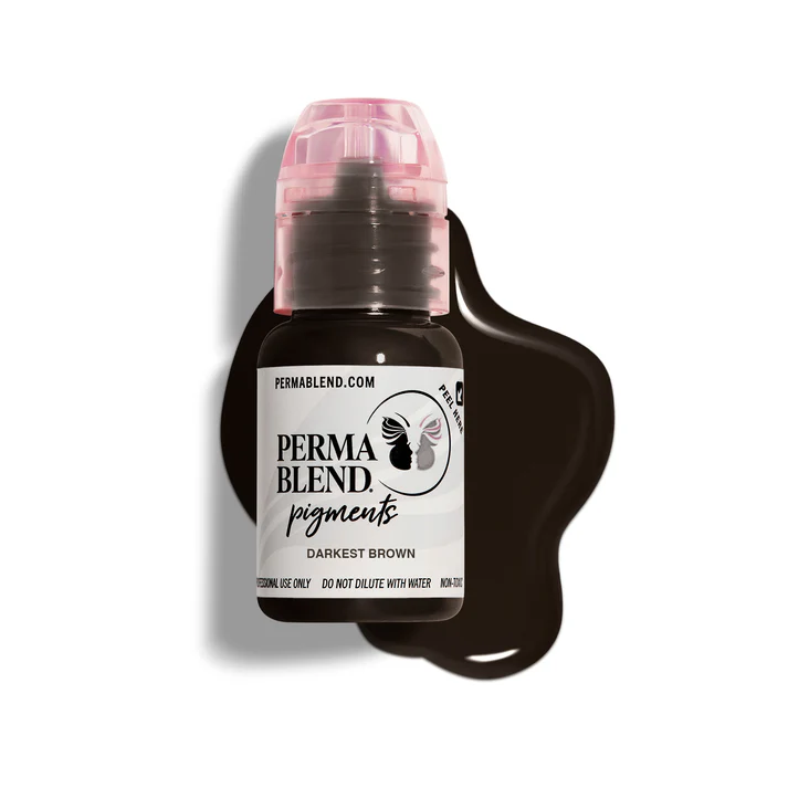 رنگ پرمابلند 15 میل دارکست  | perma blend 15 ml darkest brown