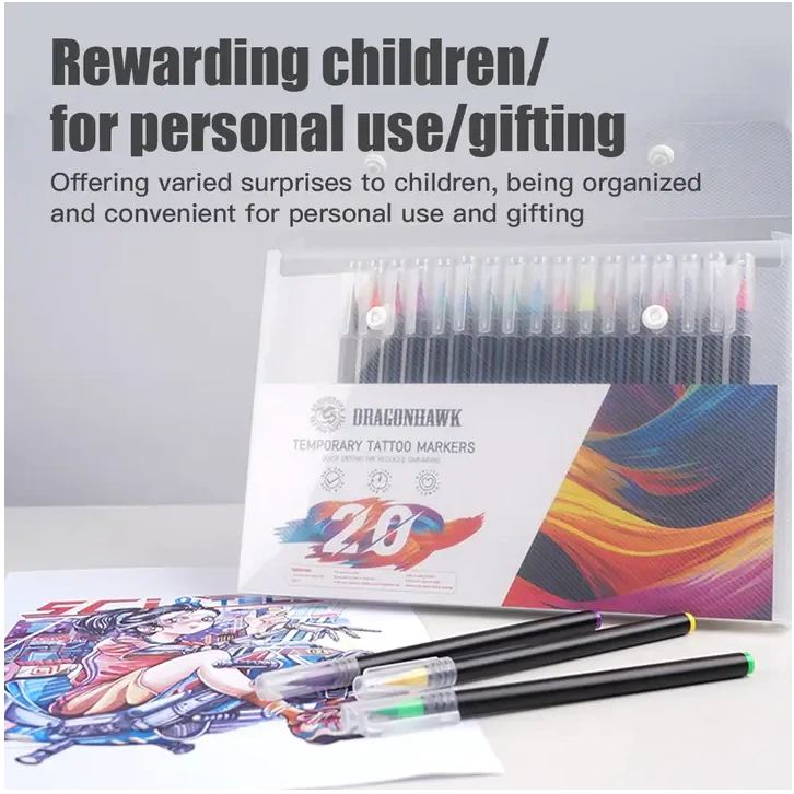 ست ماژیک رنگی فری هند دراگون 12 رنگ