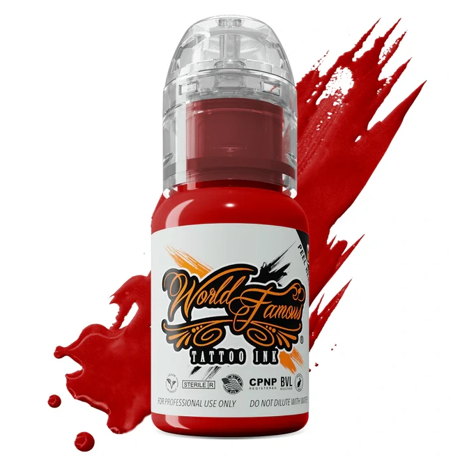 رنگ وردفیمس 15 میل استارایت رد | world famouse 15ml stright red