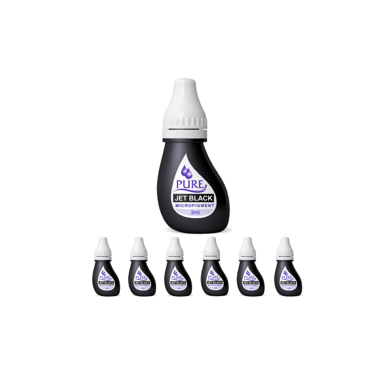 رنگ پیور بایوتاچ 3 میل جت بلک | PURE BIOTUCH JET BLACK 3ML
